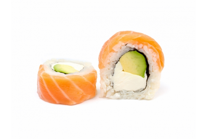 Philadelphia with salmon